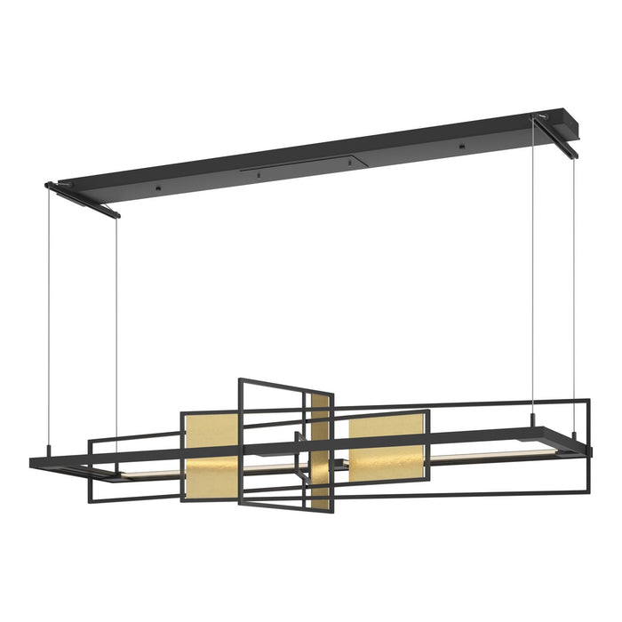 Hubbardton Forge 139754-LED-STND-10-86 LED Pendant, Black