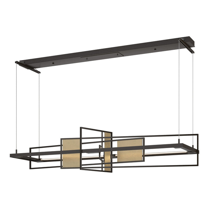 Hubbardton Forge 139754-LED-STND-14-84 LED Pendant, Oil Rubbed Bronze