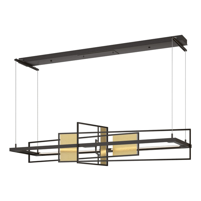Hubbardton Forge 139754-LED-STND-14-86 LED Pendant, Oil Rubbed Bronze