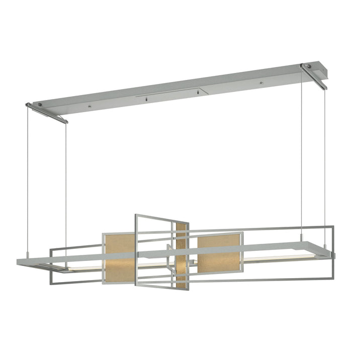 Hubbardton Forge 139754-LED-STND-82-84 LED Pendant, Vintage Platinum