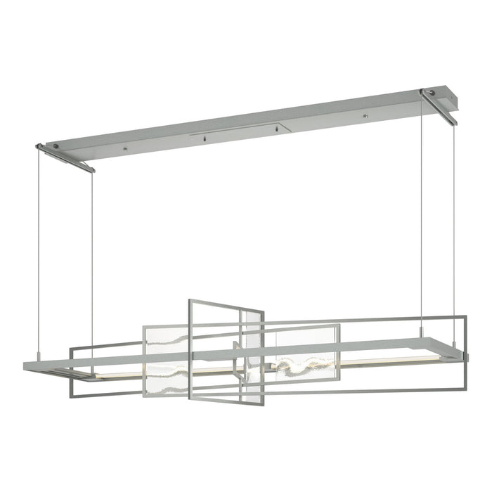 Hubbardton Forge 139754-LED-STND-82-AQ LED Pendant, Vintage Platinum