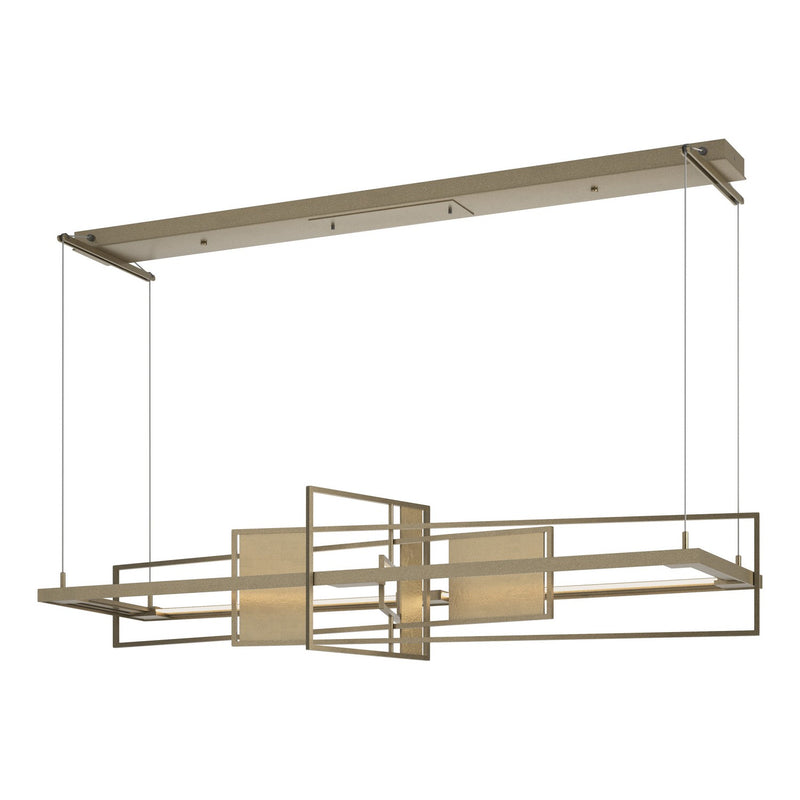 Hubbardton Forge 139754-LED-STND-84-84 LED Pendant, Soft Gold