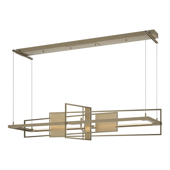 Hubbardton Forge 139754-LED-STND-84-84 LED Pendant, Soft Gold