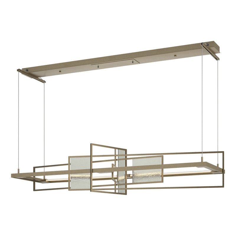Hubbardton Forge 139754-LED-STND-84-85 LED Pendant, Soft Gold