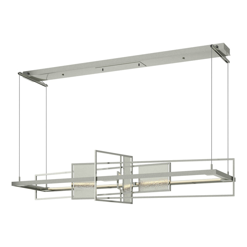 Hubbardton Forge 139754-LED-STND-85-85 LED Pendant, Sterling