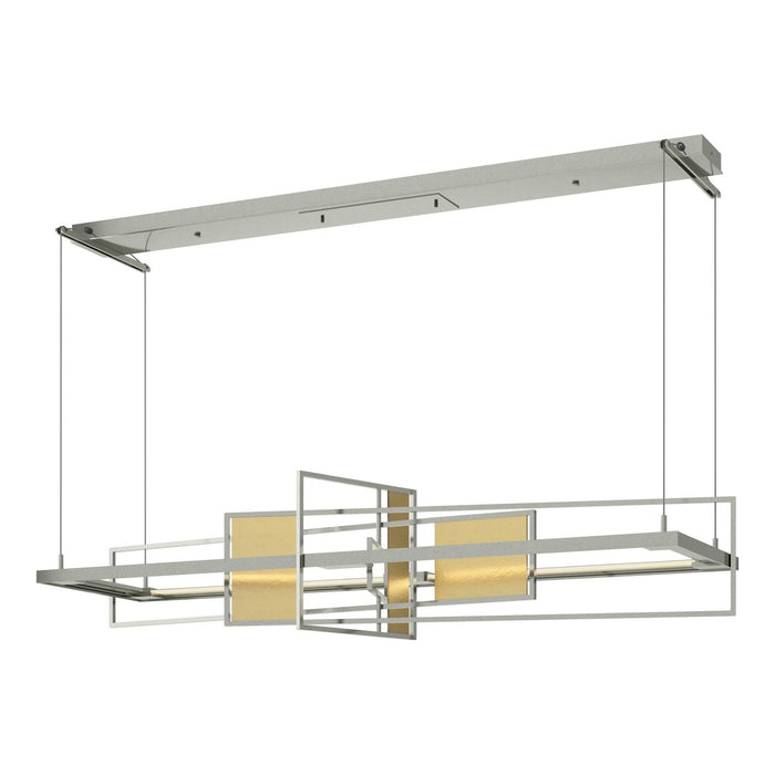 Hubbardton Forge 139754-LED-STND-85-86 LED Pendant, Sterling