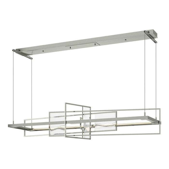 Hubbardton Forge 139754-LED-STND-85-AQ LED Pendant, Sterling