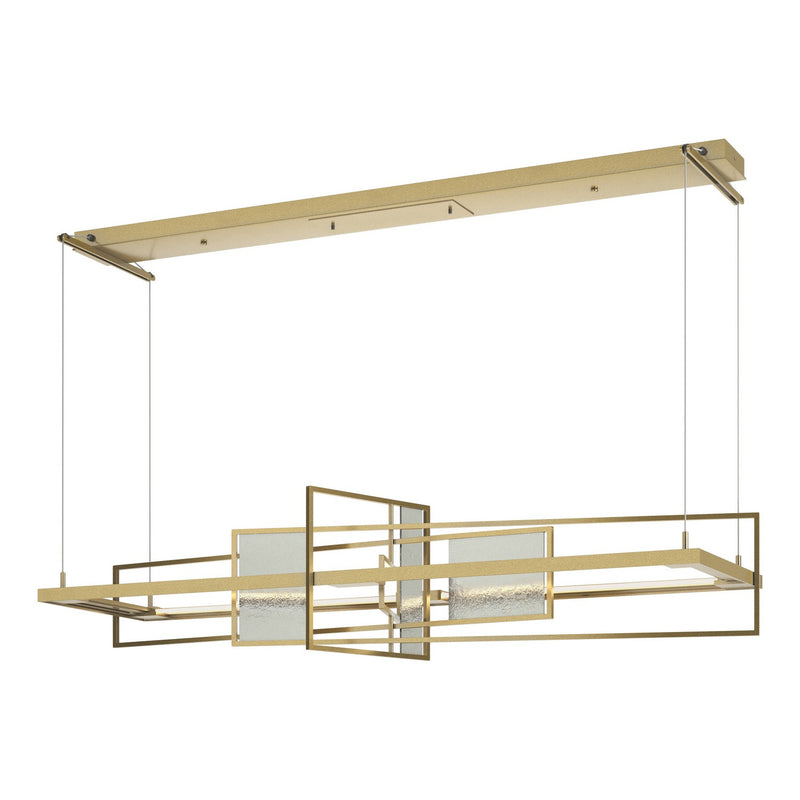 Hubbardton Forge 139754-LED-STND-86-85 LED Pendant, Modern Brass