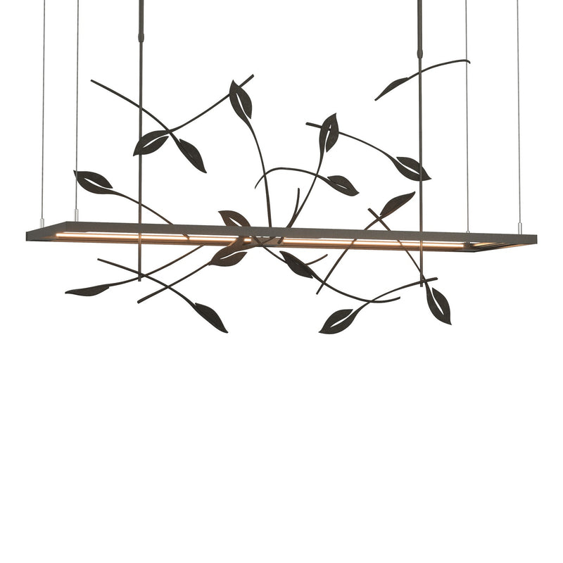 Hubbardton Forge 139756-LED-LONG-07 LED Pendant, Dark Smoke