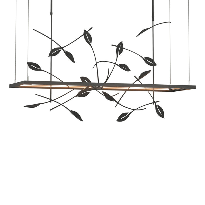 Hubbardton Forge 139756-LED-LONG-10 LED Pendant, Black
