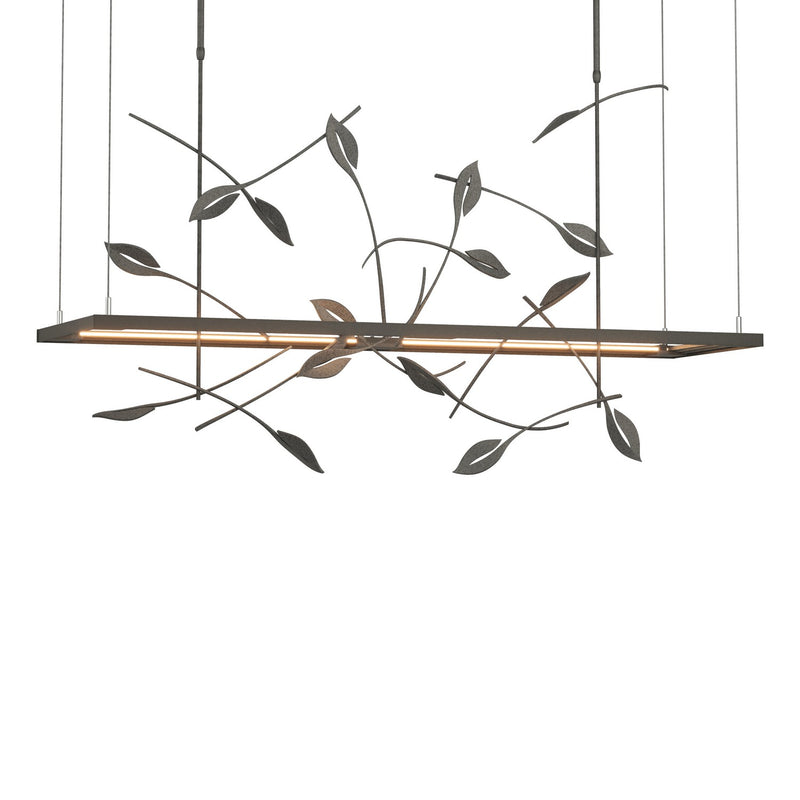 Hubbardton Forge 139756-LED-LONG-20 LED Pendant, Natural Iron