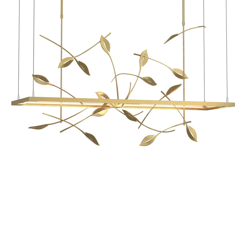 Hubbardton Forge 139756-LED-SHRT-86 LED Pendant, Modern Brass