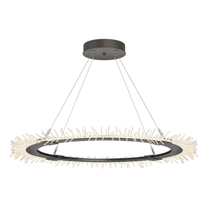 Hubbardton Forge 139772-LED-STND-07 LED Pendant, Dark Smoke