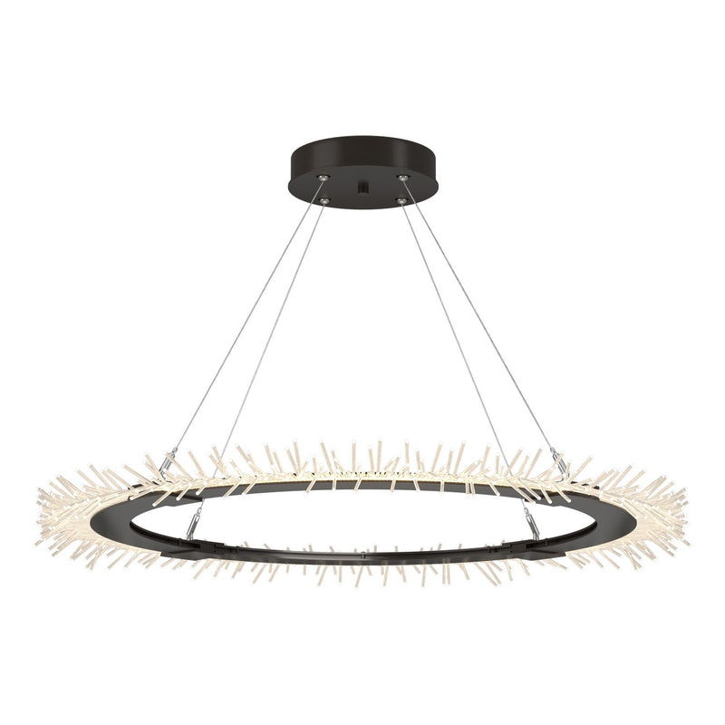 Hubbardton Forge 139772-LED-STND-14 LED Pendant, Oil Rubbed Bronze