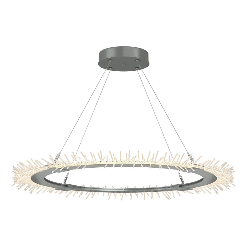 Hubbardton Forge 139772-LED-STND-82 LED Pendant, Vintage Platinum