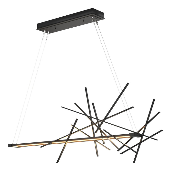 Hubbardton Forge 139778-LED-STND-10 LED Pendant, Black