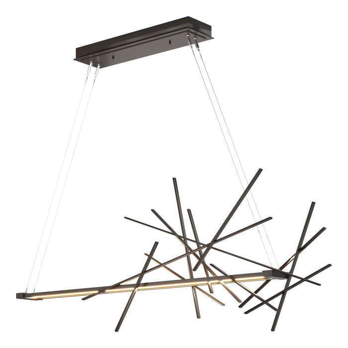Hubbardton Forge 139778-LED-STND-14 LED Pendant, Oil Rubbed Bronze