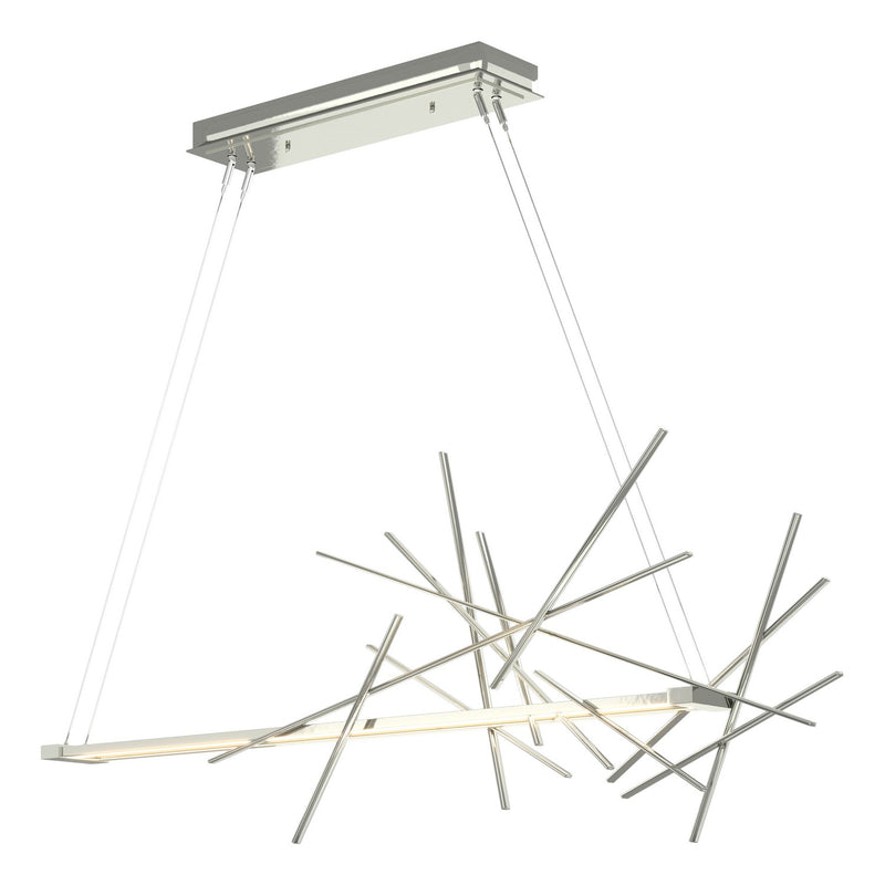 Hubbardton Forge 139778-LED-STND-85 LED Pendant, Sterling