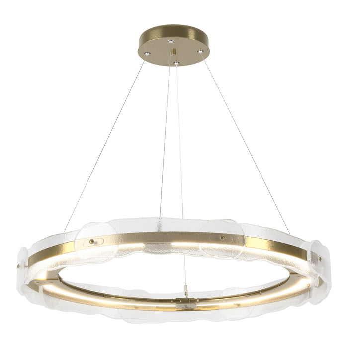 Hubbardton Forge 139780-LED-STND-86-ZM0518 LED Pendant, Modern Brass