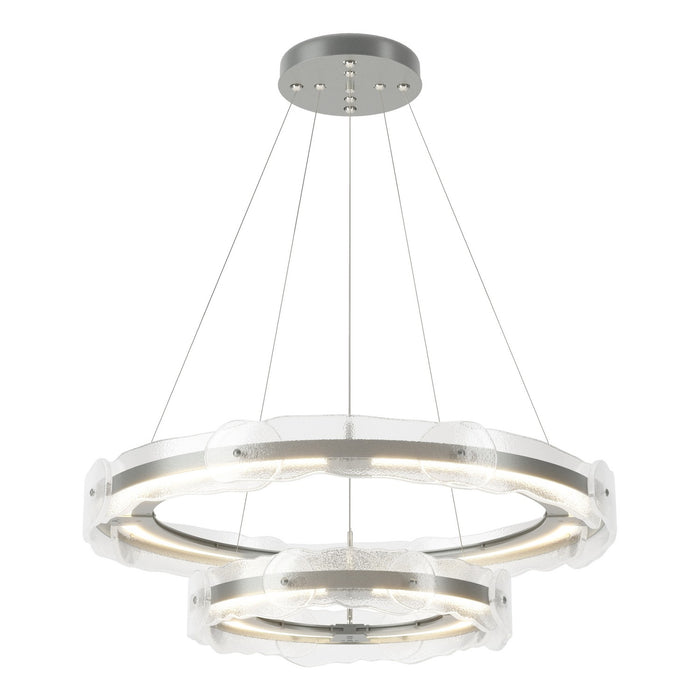 Hubbardton Forge 139782-LED-STND-82-ZM0598 LED Pendant, Vintage Platinum