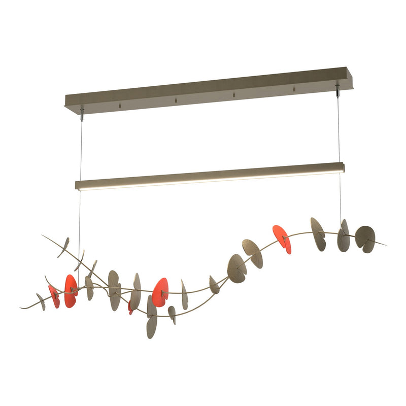 Hubbardton Forge 139812-LED-STND-84-90 LED Pendant, Soft Gold