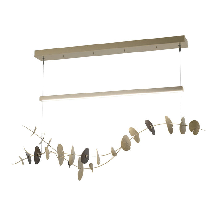 Hubbardton Forge 139812-LED-STND-86-14 LED Pendant, Modern Brass
