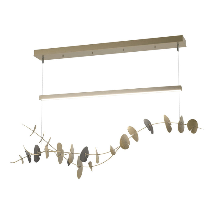 Hubbardton Forge 139812-LED-STND-86-20 LED Pendant, Modern Brass