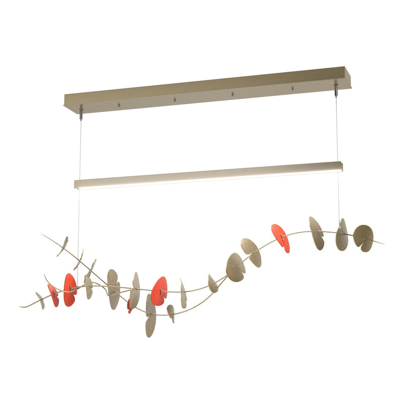 Hubbardton Forge 139812-LED-STND-86-90 LED Pendant, Modern Brass