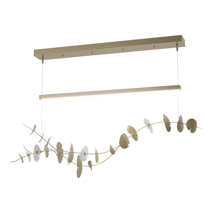 Hubbardton Forge 139812-LED-STND-86-YQ0600 LED Pendant, Modern Brass