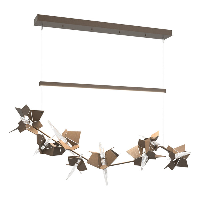 Hubbardton Forge 139813-LED-STND-05-05-CR LED Pendant, Bronze