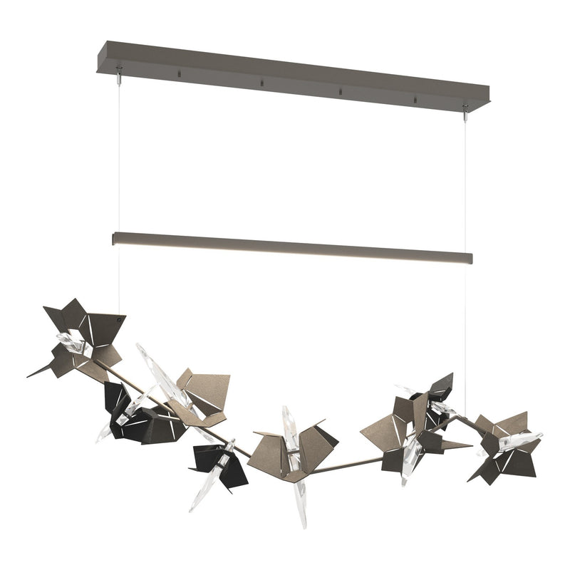 Hubbardton Forge 139813-LED-STND-07-10-CR LED Pendant, Dark Smoke