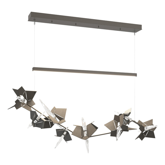 Hubbardton Forge 139813-LED-STND-07-20-CR LED Pendant, Dark Smoke