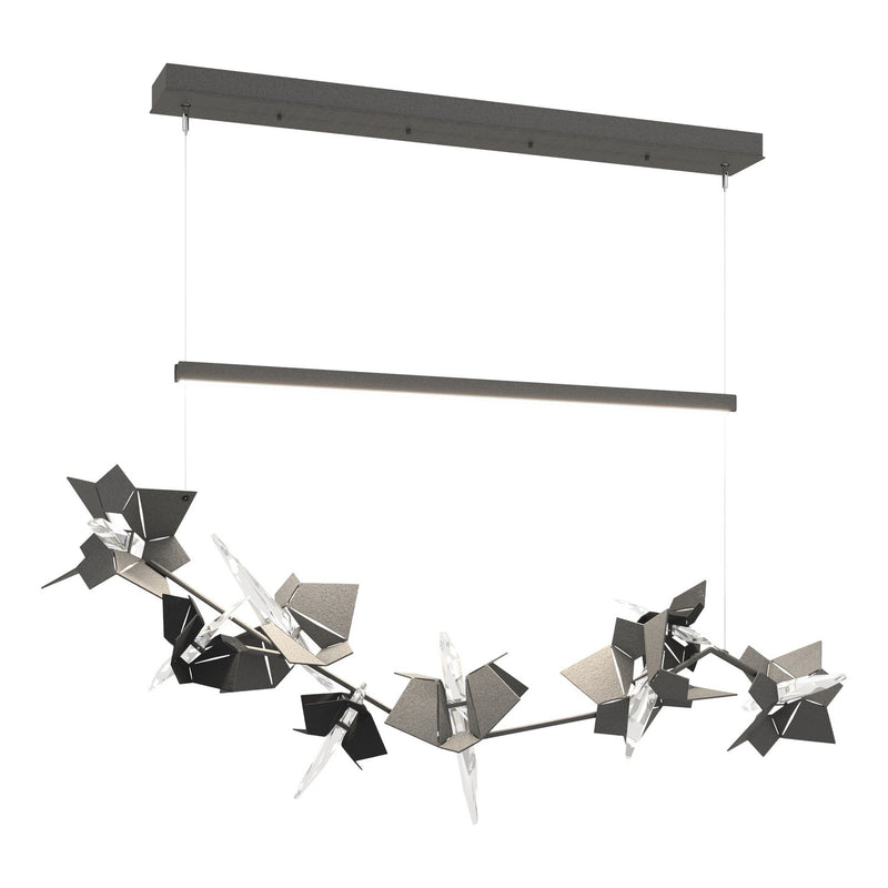 Hubbardton Forge 139813-LED-STND-20-10-CR LED Pendant, Natural Iron