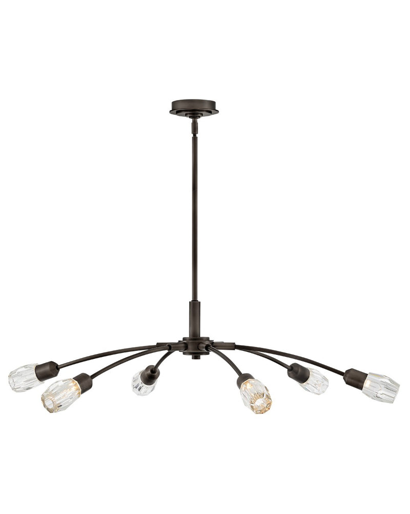 Fredrick Ramond FR33326BX LED Chandelier, Black Oxide