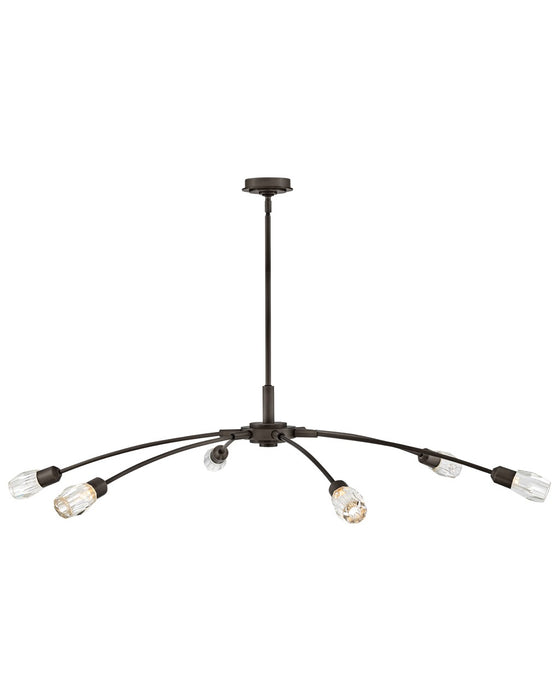 Fredrick Ramond FR33328BX LED Chandelier, Black Oxide