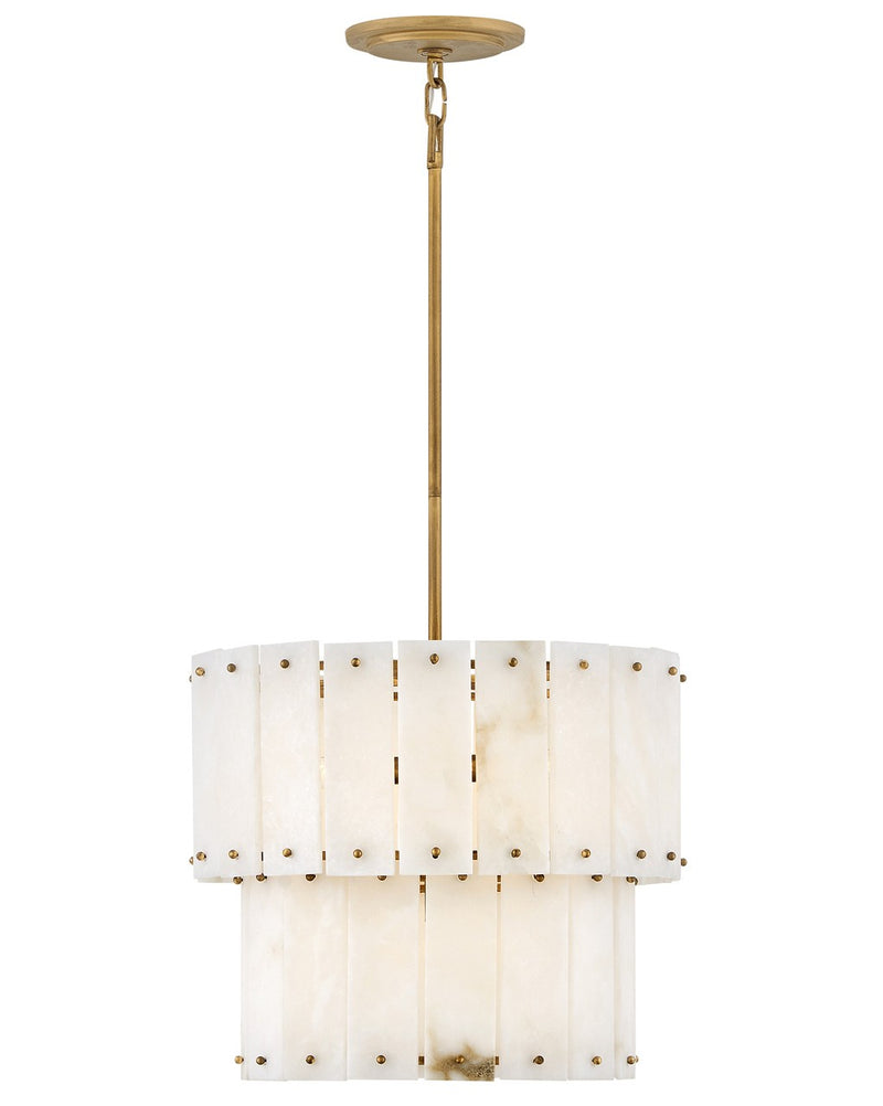 Fredrick Ramond FR47757BNG LED Semi-Flush Mount, Burnished Gold