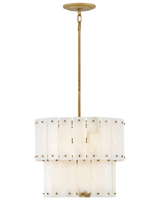 Fredrick Ramond FR47757BNG LED Semi-Flush Mount, Burnished Gold