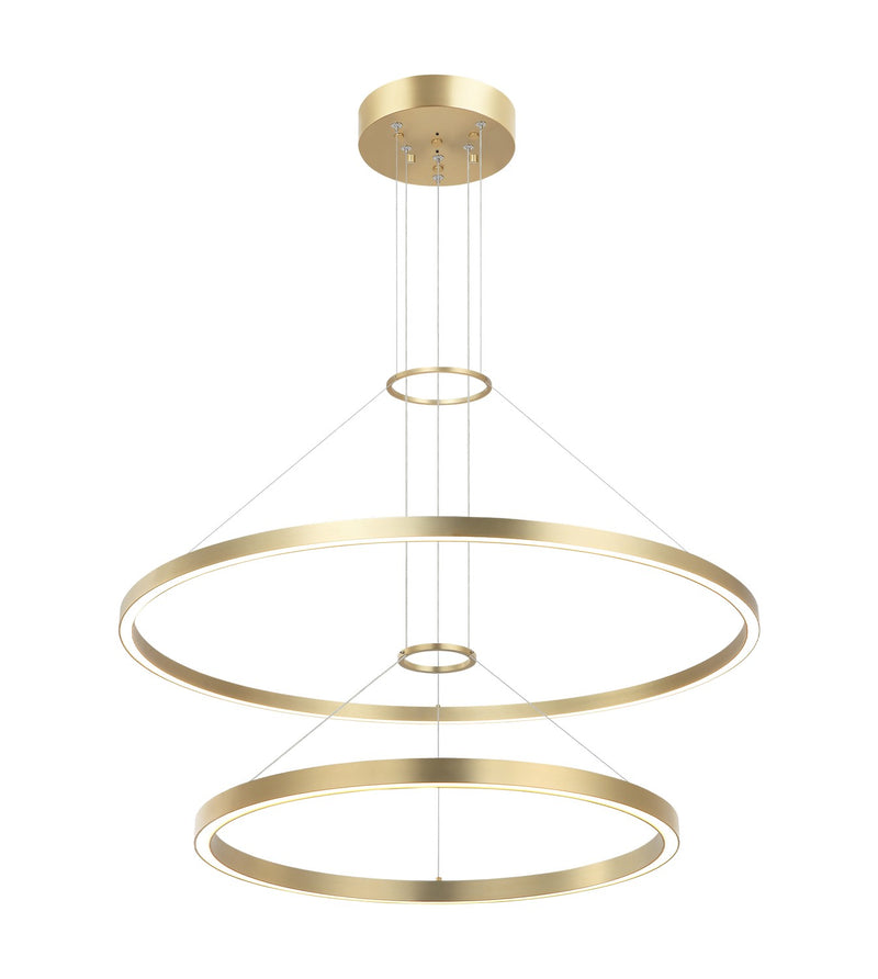 Matteo Lighting C30856BG LED Chandelier, Brushed Gold