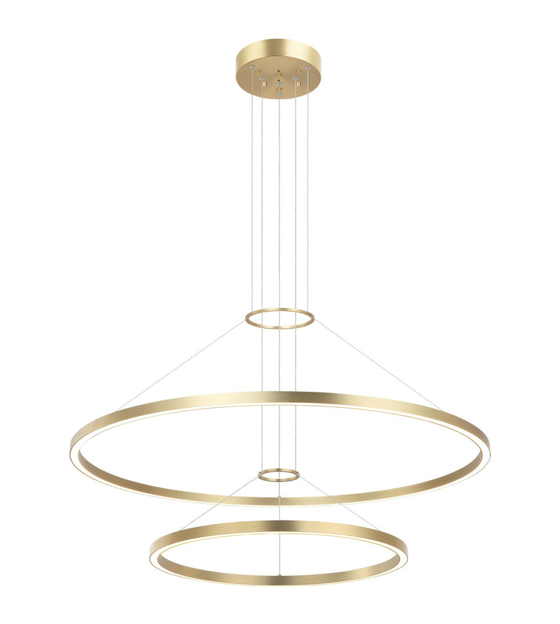 Matteo Lighting C30864BG LED Chandelier, Brushed Gold