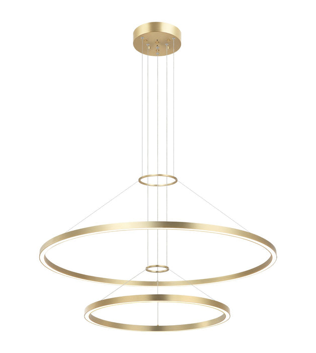 Matteo Lighting C30864BG LED Chandelier, Brushed Gold