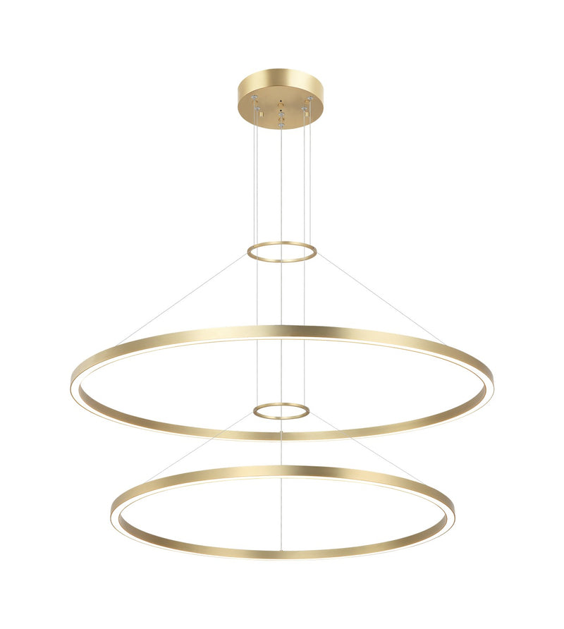 Matteo Lighting C30872BG LED Chandelier, Brushed Gold