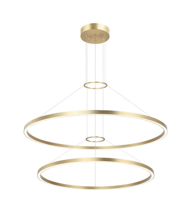 Matteo Lighting C30872BG LED Chandelier, Brushed Gold