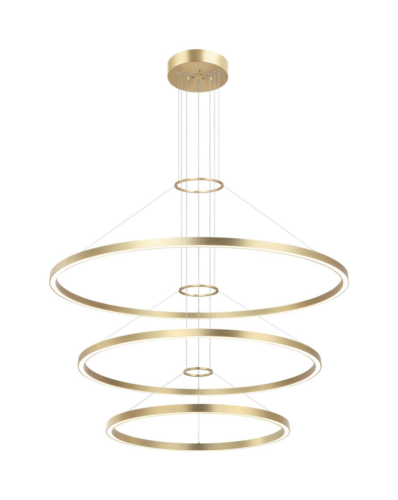 Matteo Lighting C30896BG LED Chandelier, Brushed Gold