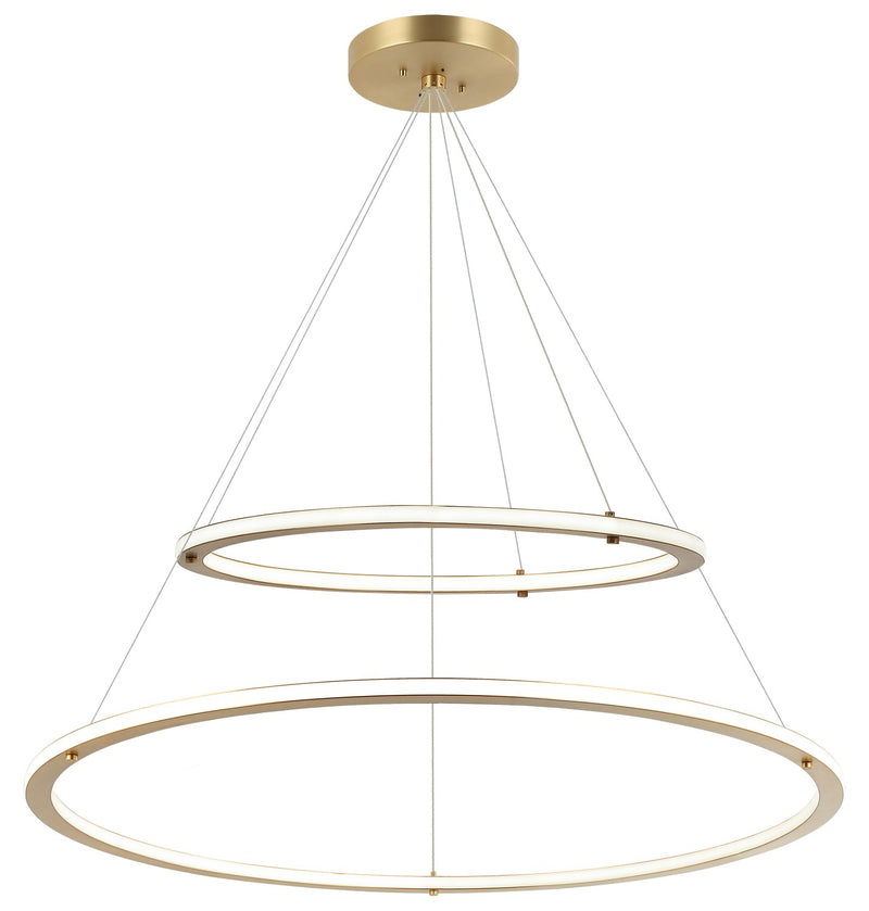 Matteo Lighting C66164BG LED Pendant, Brushed Gold
