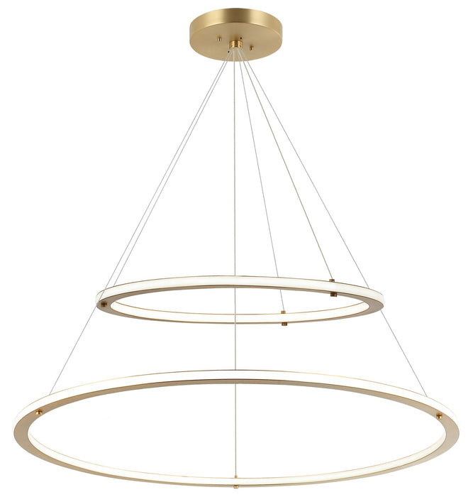 Matteo Lighting C66164BG LED Pendant, Brushed Gold