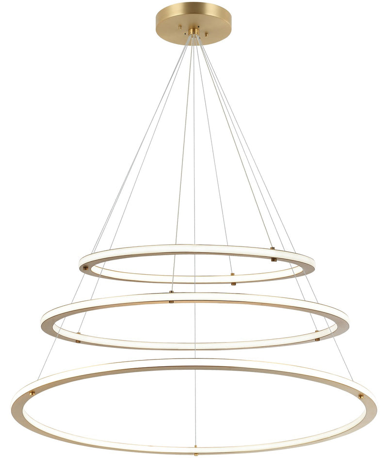 Matteo Lighting C66196BG LED Pendant, Brushed Gold