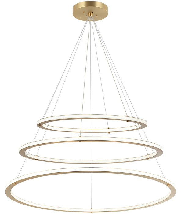 Matteo Lighting C66196BG LED Pendant, Brushed Gold