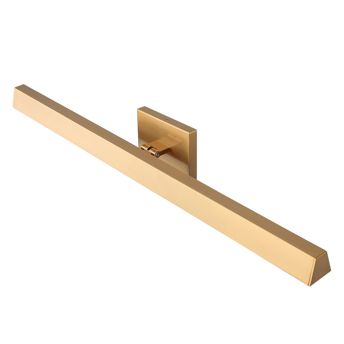 Matteo Lighting W64933AG LED Vanity, Aged Gold Brass