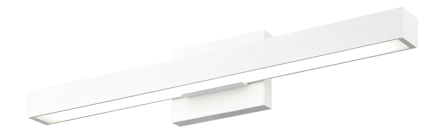Matteo Lighting W80824MW LED Vanity, Matte White
