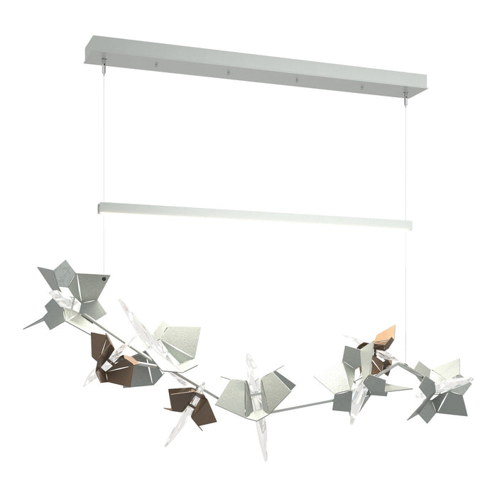 Hubbardton Forge 139813-LED-STND-82-05-CR LED Pendant, Vintage Platinum